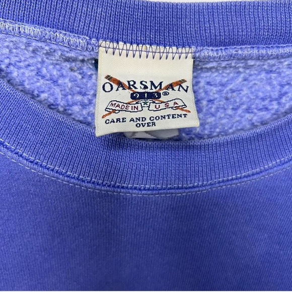 Vintage Outer Banks North Carolina Sweatshirt Periwinkle Blue Large - Picture 4 of 5